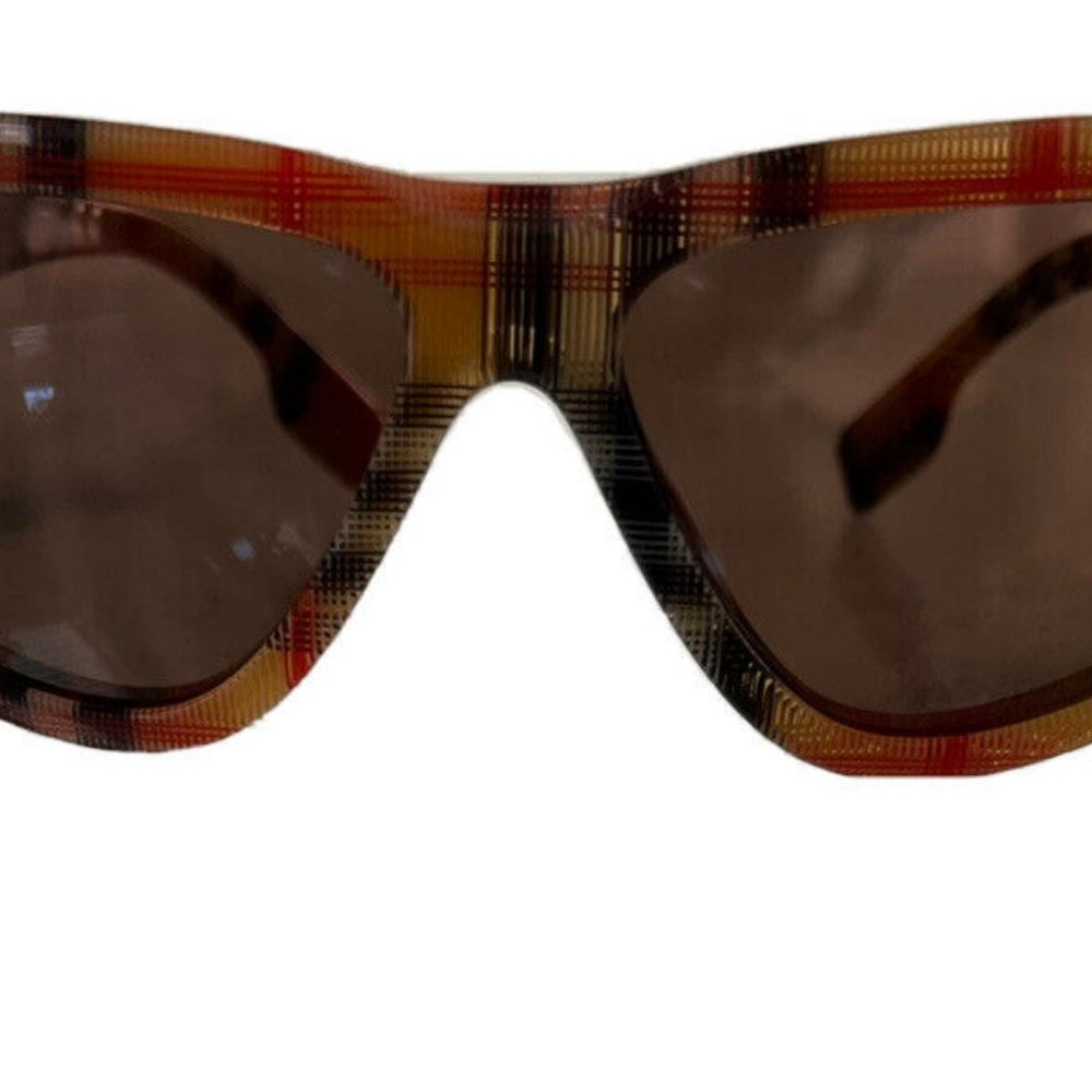 🎈BURBERRY PRINT LADIES NEW NEVER WORN CAT EYE SUNGLASSES W/ CASE - Picture 5 of 12